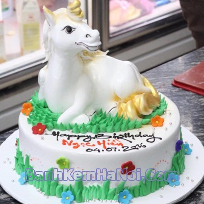 Mẫu bánh sinh nhật con ngựa tuổi ngọ CG723
